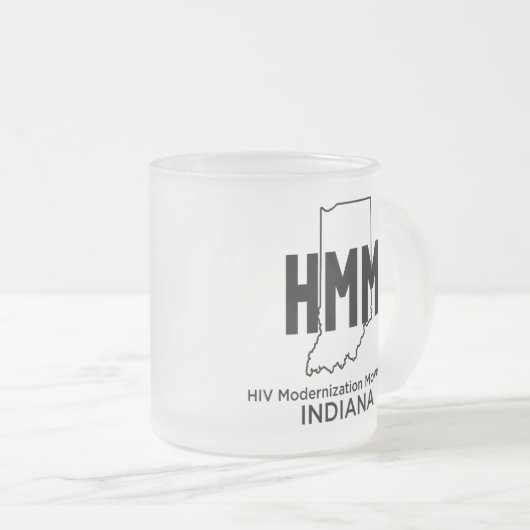 HIV-Modernisierungsbewegung Indiana Mattglastasse (VorderseiteRechts)