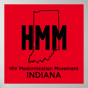 HIV-Modernisierungsbewegung Indiana Poster