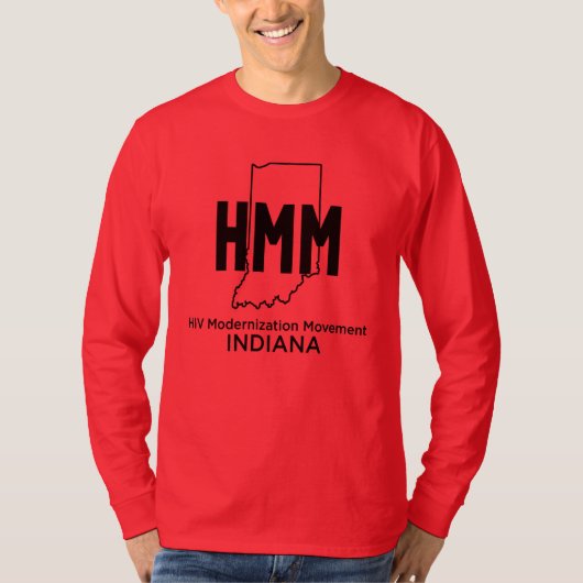 HIV-Modernisierungsbewegung Indiana T-Shirt (Vorderseite)