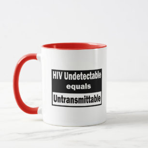 HIV nicht nachweisbar gleicht HIV unübertragbar Tasse