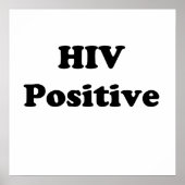 HIV positiv Poster (Vorne)