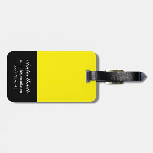 Hive I Gepäckanhänger (Rückseite horizontal)