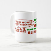 Hive Mind Kaffeetasse (Vorderseite Links)