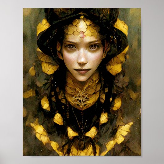 Hive Queen Fantasy Art Poster (Vorne)