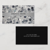 Hive Textile | Modernes Abstrakt Visitenkarte (Vorne/Hinten)