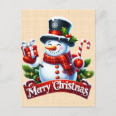 Hivernale Festive Postkarte (Vorderseite)