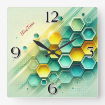 HiveTime benutzerdefinierbares Hexagon-Design | Ac