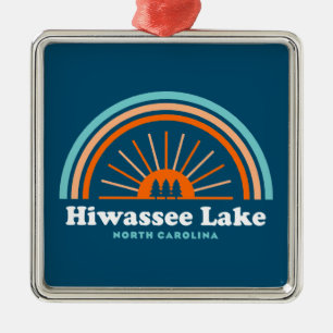 Hiwassee Lake North Carolina Regenbogen Ornament Aus Metall