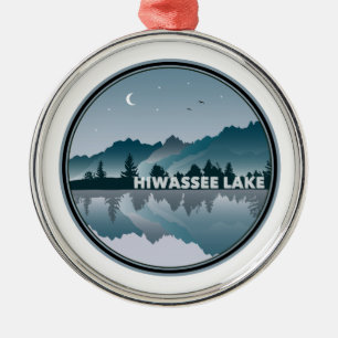Hiwassee Lake North Carolina Spiegelung Ornament Aus Metall