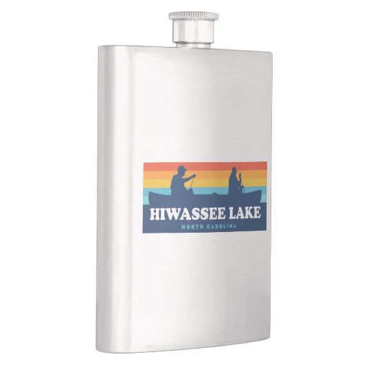 Hiwassee North Carolina Canoe Flachmann (Rechts)