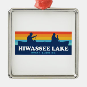 Hiwassee North Carolina Canoe Ornament Aus Metall