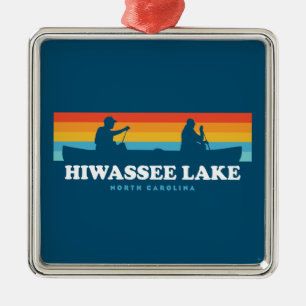 Hiwassee North Carolina Canoe Ornament Aus Metall