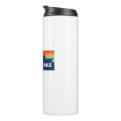 Hiwassee North Carolina Canoe Thermosbecher (Nach rechts gedreht)