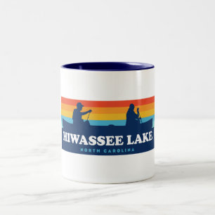 Hiwassee North Carolina Canoe Zweifarbige Tasse