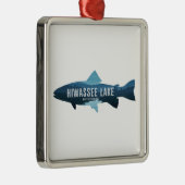 Hiwassee North Carolina Fisch Ornament Aus Metall (Rechts)