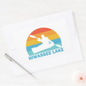 Hiwassee North Carolina Kayak Rechteckiger Aufkleber (Umschlag)