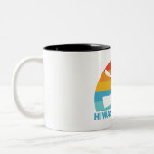 Hiwassee North Carolina Kayak Zweifarbige Tasse (Links)