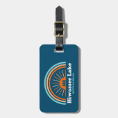 Hiwassee North Carolina Rainbow Gepäckanhänger (Vorderseite vertikal)