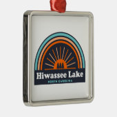 Hiwassee North Carolina Rainbow Ornament Aus Metall (Rechts)