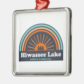 Hiwassee North Carolina Rainbow Ornament Aus Metall (Links)