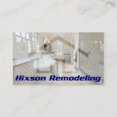 Hixson Umgestaltung Visitenkarte (Rückseite)