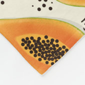 Hiya Papaya Pattern Fleecedecke (Ecke)