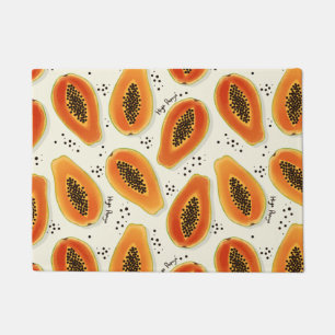 Hiya Papaya Pattern Fußmatte