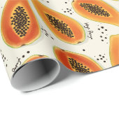 Hiya Papaya Pattern Geschenkpapier (Rolleneckpunkt)