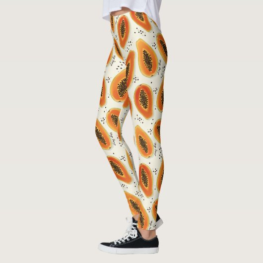 Hiya Papaya Pattern Leggings (Links)