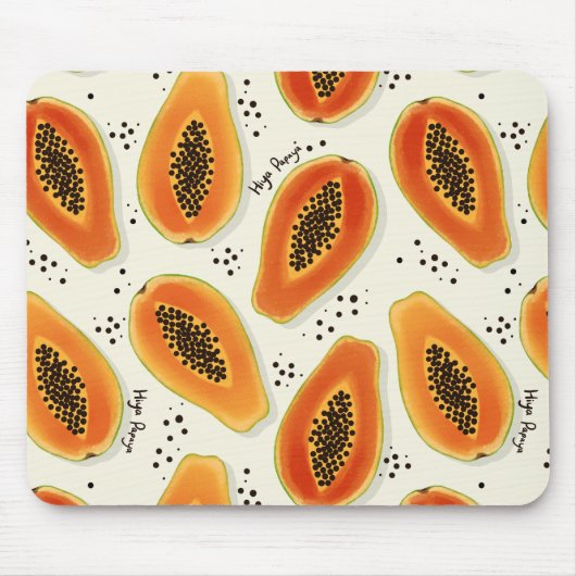 Hiya Papaya Pattern Mousepad (Vorne)