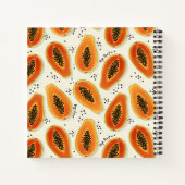 Hiya Papaya Pattern Notizblock (Rückseite)