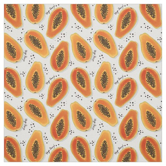 Hiya Papaya Pattern Stoff (Muster)