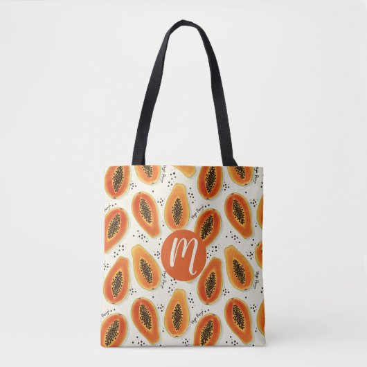 Hiya Papaya Pattern Tasche (Vorderseite)