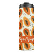 Hiya Papaya Pattern Thermosbecher (Vorderseite)