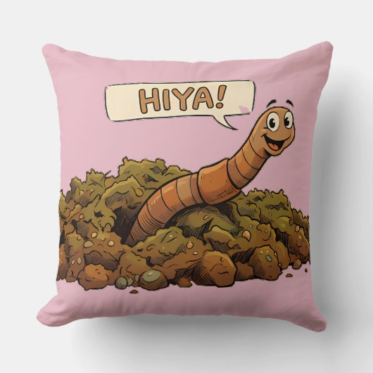"Hiya!" Von unten Kissen (Vorderseite)