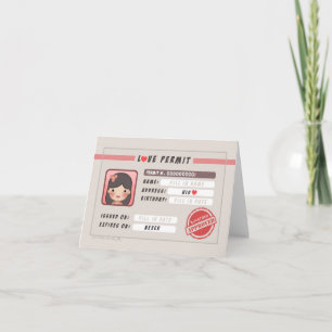 HJ-Story Liebe Permit - Girl Karte