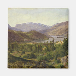 Hjelle in Valders, Fliesen-Fjord, 1835 Magnet
