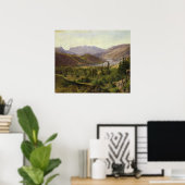 Hjelle in Valders, Tile Fjord, 1835 Poster (Heimbüro)