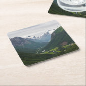 Hjelle Tal in Norwegen-Untersetzer Rechteckiger Pappuntersetzer (angewinkelt)