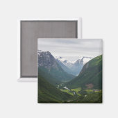 Hjelle-Tal, norwegischer Magnet (Vorderseite/Rückseite)