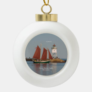 Hjordis & Grand Marais Keramik Kugel-Ornament