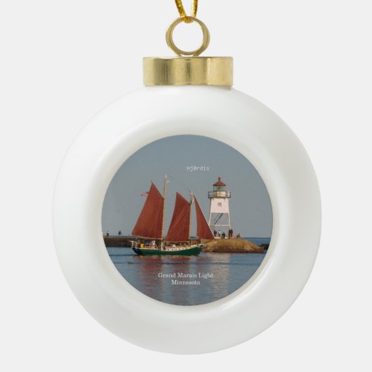 Hjordis & Grand Marais Light Ornament (Vorderseite)