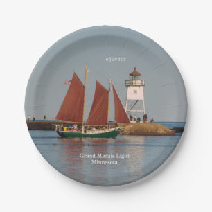 Hjordis und Grand Marais Light Paper Platte Pappteller