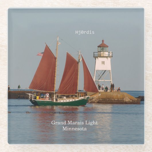 Hjordis-Untersetzer Glasuntersetzer (Vorderseite)