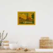 Hjørring Dänemark Kirche Poster (Küche)