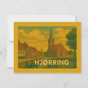 Hjørring Dänemark Kirche Postkarte