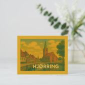 Hjørring Dänemark Kirche Postkarte (Stehend Vorderseite)