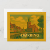 Hjørring Dänemark Kirche Postkarte (Vorne/Hinten)