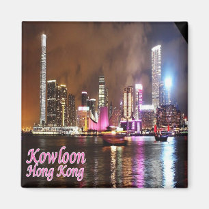 HK004 KOWLOON Hongkong, Asien, Kühlschrank Magnet