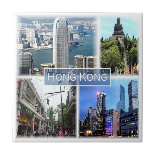 HK011 HONGKONG, Souvenir, Fliese (Vorderseite)